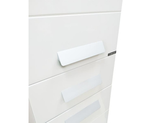 Шкаф-колонна "Модена-35" белый глянец COMFORTY. 