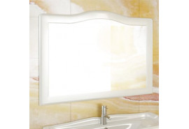 Зеркало "Монако-120" белый глянец COMFORTY