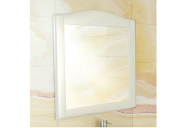 Зеркало "Монако-80" белый глянец COMFORTY