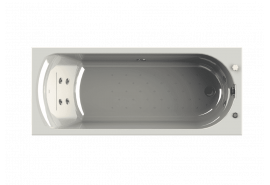 Акриловая ванна Radomir Кэти 168x70 см с гидромассажем