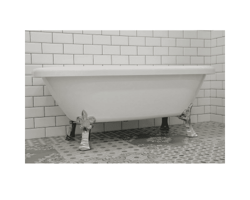 Ванна акриловая отдельностоящая Радомир Леонесса на ножках "лилия хром"